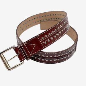 Michael Kors Studded Leather Belt Women's S